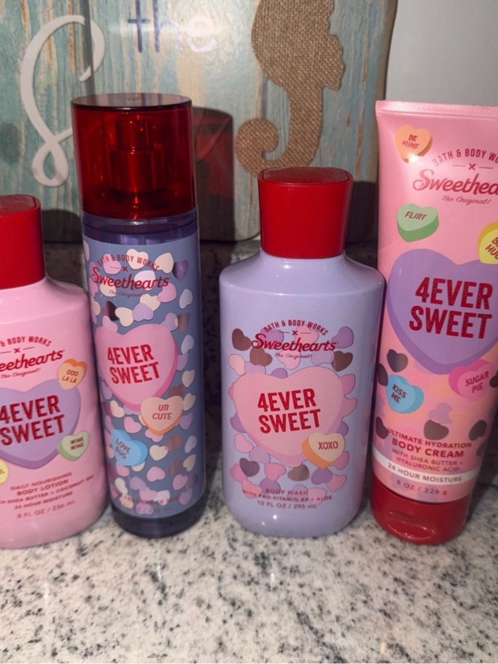 Bath & Body Works Sweethearts 4Ever Sweet SET